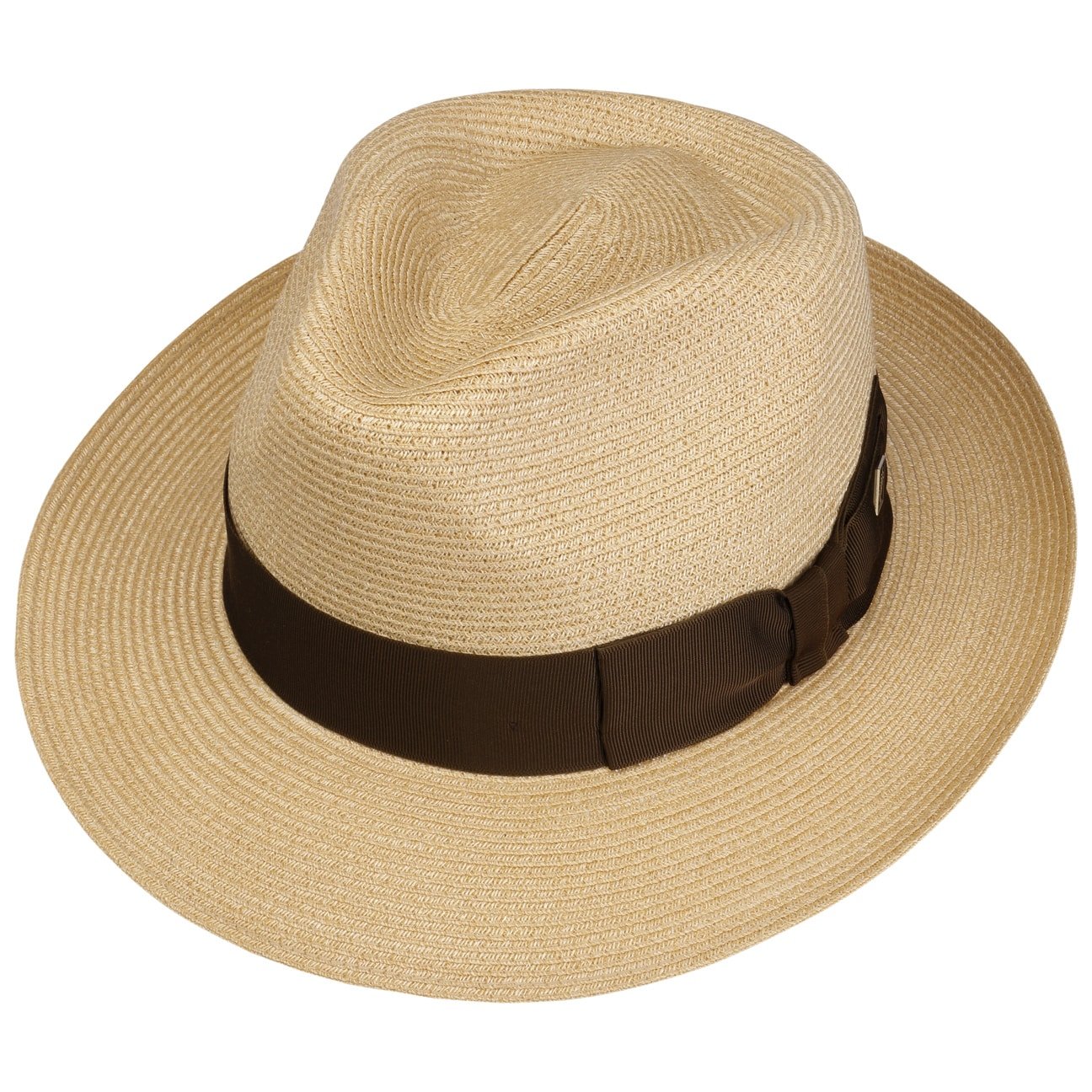JJ Hats Fedora Hat for Men - 100% Natural Hemp Material - Stylish & Breathable Summer Sun Hat for Outdoor, Travel, and Casual Wear