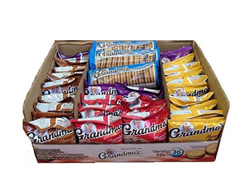 Grandma's Homemade Cookies Variety Mix - 36 Cookies per Box (Set of 10) | Assorted Flavors for Parties, Gifts & Office Snacks