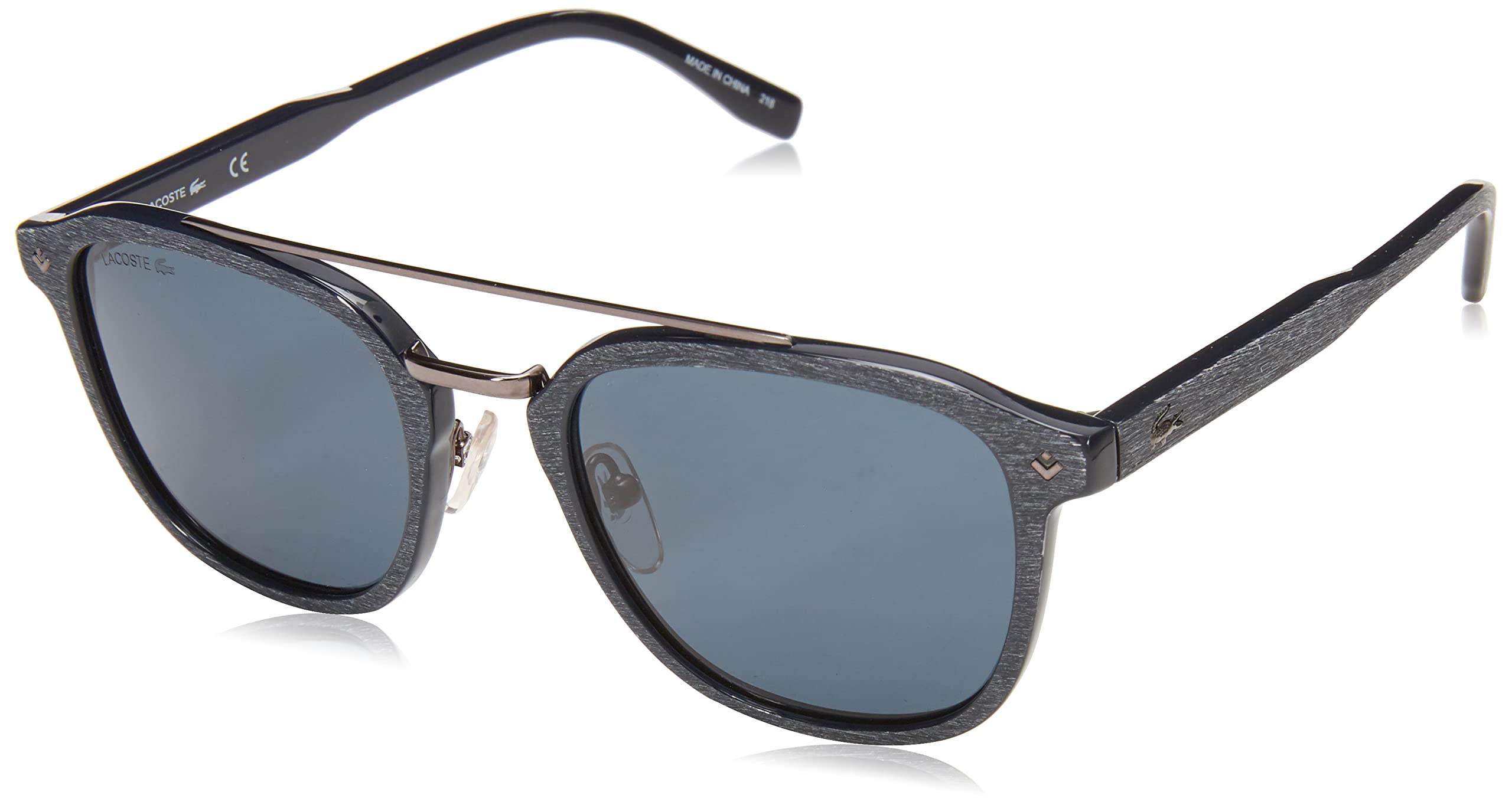 Lacoste L885s Square Sunglasses for Men – UV Protection, Polarized, Classic Style – Perfect for Driving, Outdoor Sports & Summer Fashion