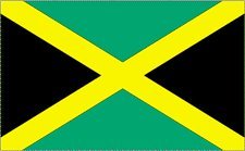 5x8 Feet Jamaica Nylon Flag - All Weather Resistant, Heavy Duty Outdoor Jamaican Flag with Brass Grommets - Perfect for Backyards, Parades & Sporting Events