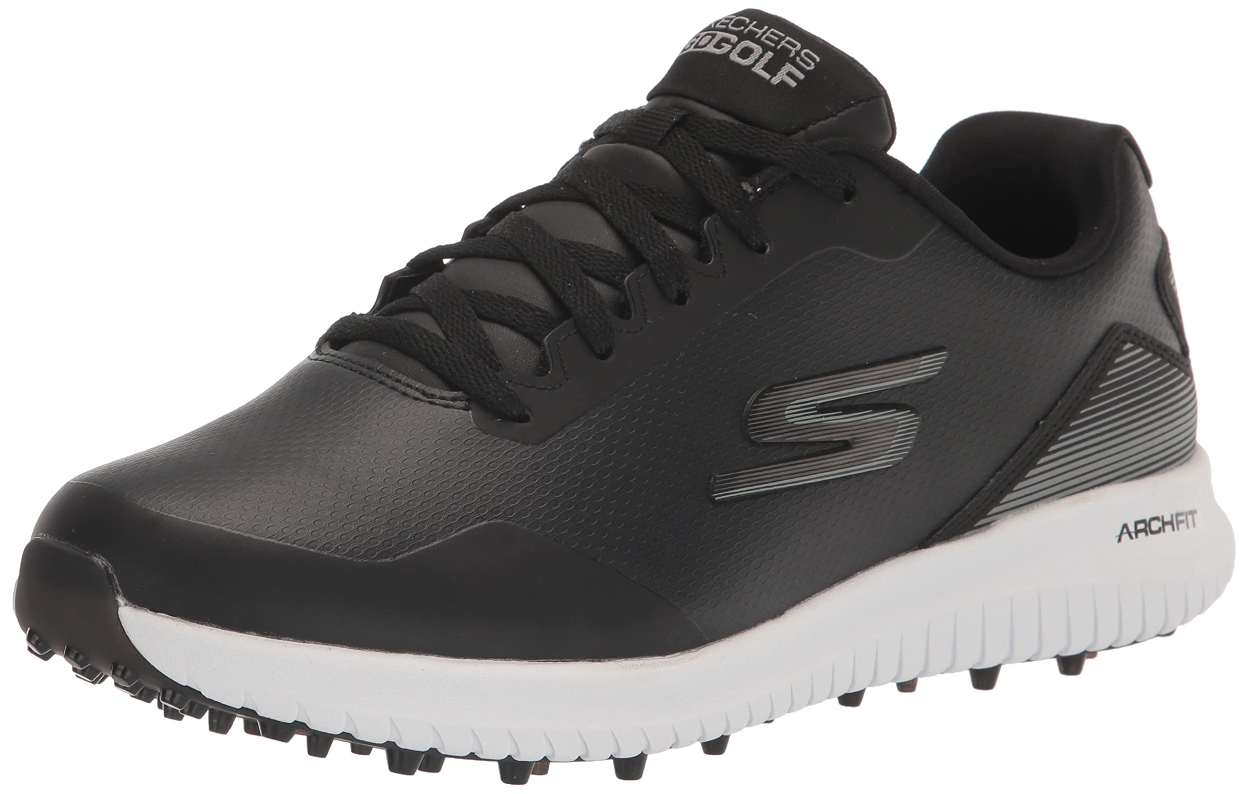 Skechers Men's Max 2 Arch Fit Waterproof Spikeless Golf Shoes - Comfortable Walking & Golfing Footwear for Outdoor Sports & Casual Wear