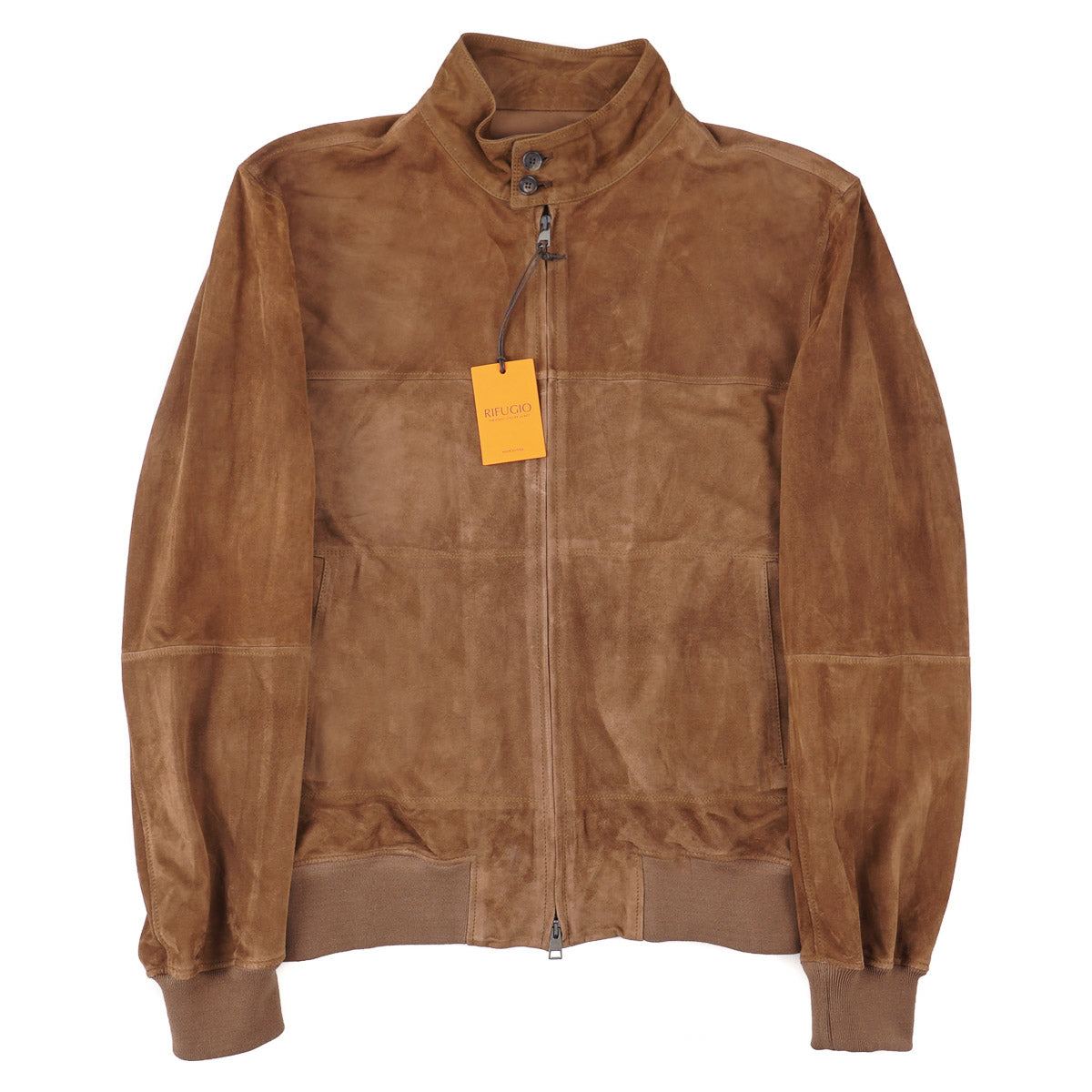 Rugged Unlined Suede Bomber Jacket for Men - Lightweight Vintage Aviator Style Outerwear for Casual Wear & Outdoor Adventures