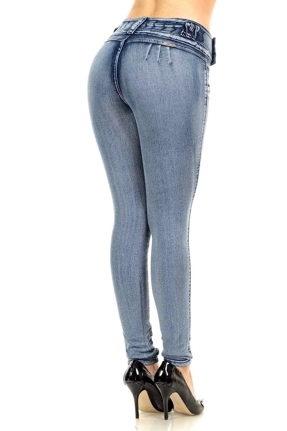 Best Colombian Butt Lifting Jeans for Women - High Waisted Skinny Stretch Denim - Perfect for Night Out, Date Night & Casual Wear