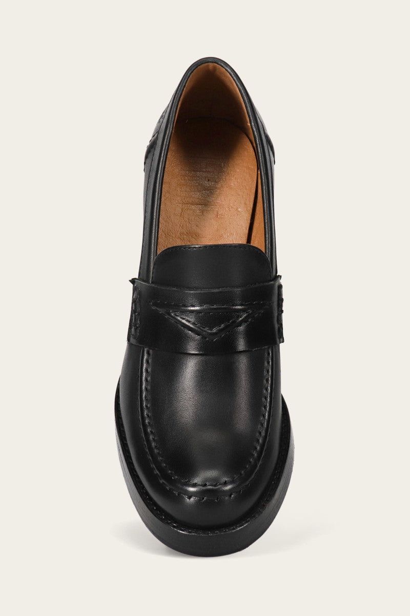 Black Jean Loafers for Men & Women - Comfortable Slip-On Casual Shoes for Work, Travel & Everyday Wear