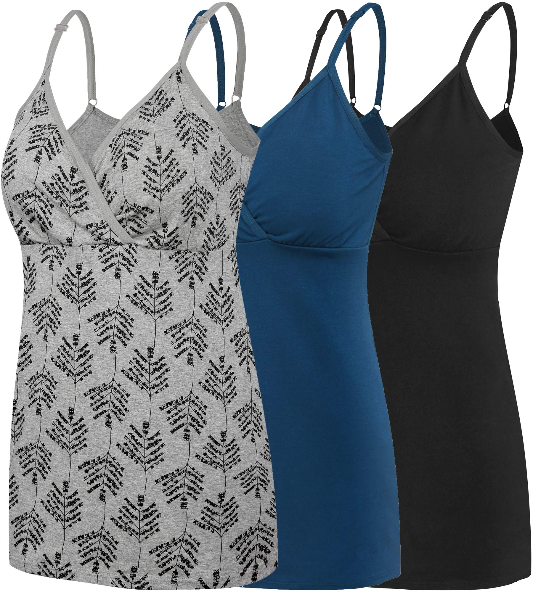 Best Nursing Tops for Maternity & Breastfeeding - Comfortable Tank Shirt Cami Sleep Bra for New Moms - Perfect for Nursing, Sleeping & Everyday Wear