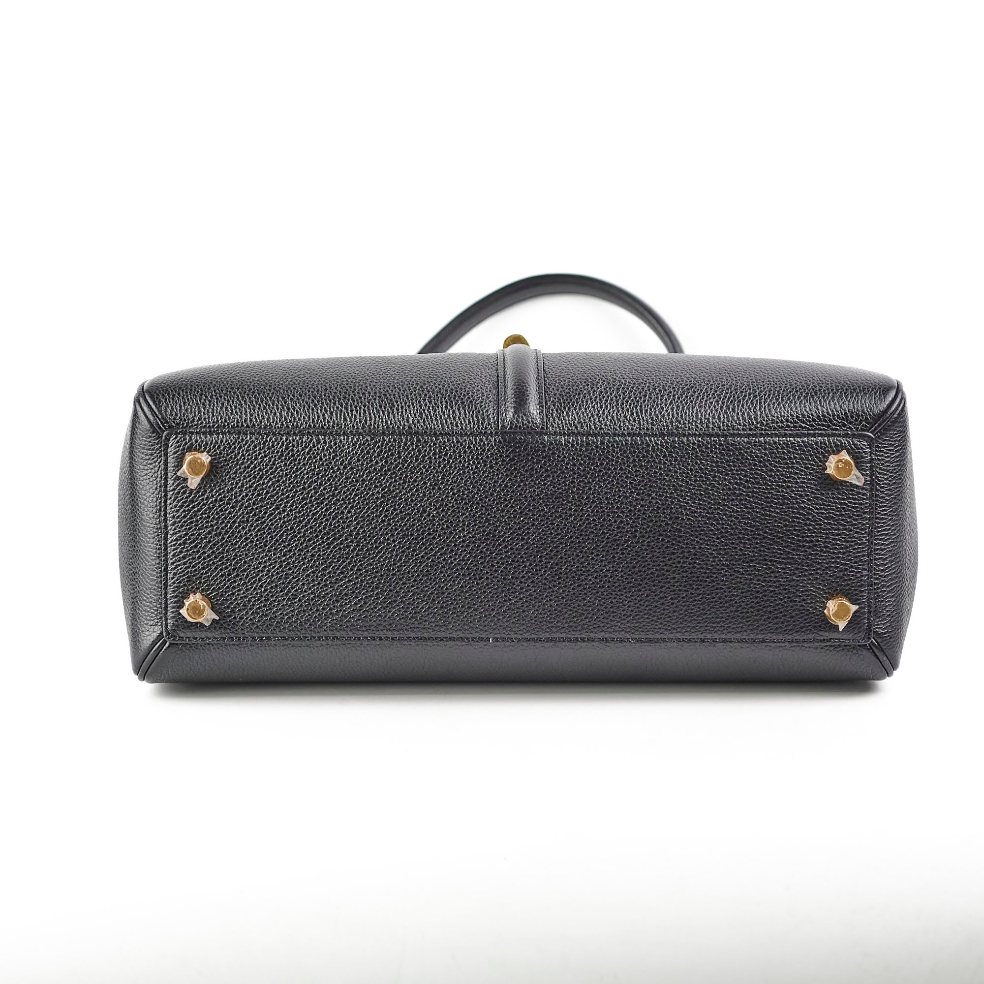 Celine 16 Classique Handbag in Black Grained Calfskin Leather - Luxury Shoulder Bag for Women, Perfect for Work, Travel and Everyday Use