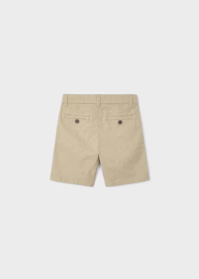 Mayoral Boys' Basic Twill Chino Shorts in Beige - Comfortable Casual Wear for Summer & Playtime
