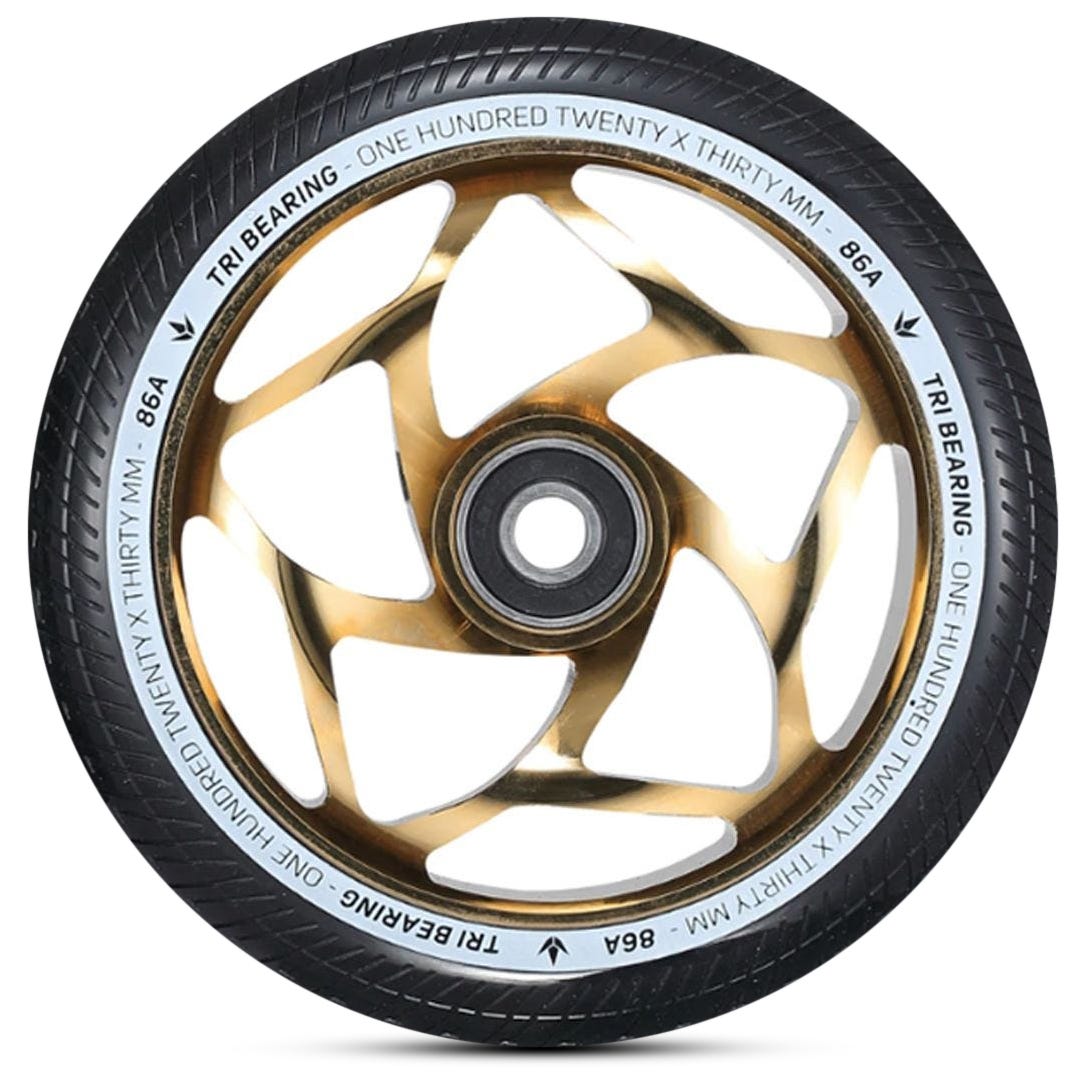 Envy Tri Bearing Wheels 30mm Wide - High Performance Skateboard Wheels for Smooth Riding & Tricks | Perfect for Street Skating, Park Riding & Cruising