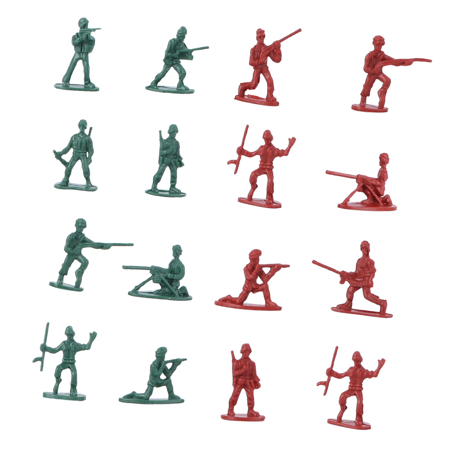 300 Pcs Green Army Men Toy Set - WWII Military Action Figures for Kids Pretend Play, Battlefield Scenes & Collectible Models | Perfect for War-Themed Playtime, Birthday Gifts & Educational History Learning