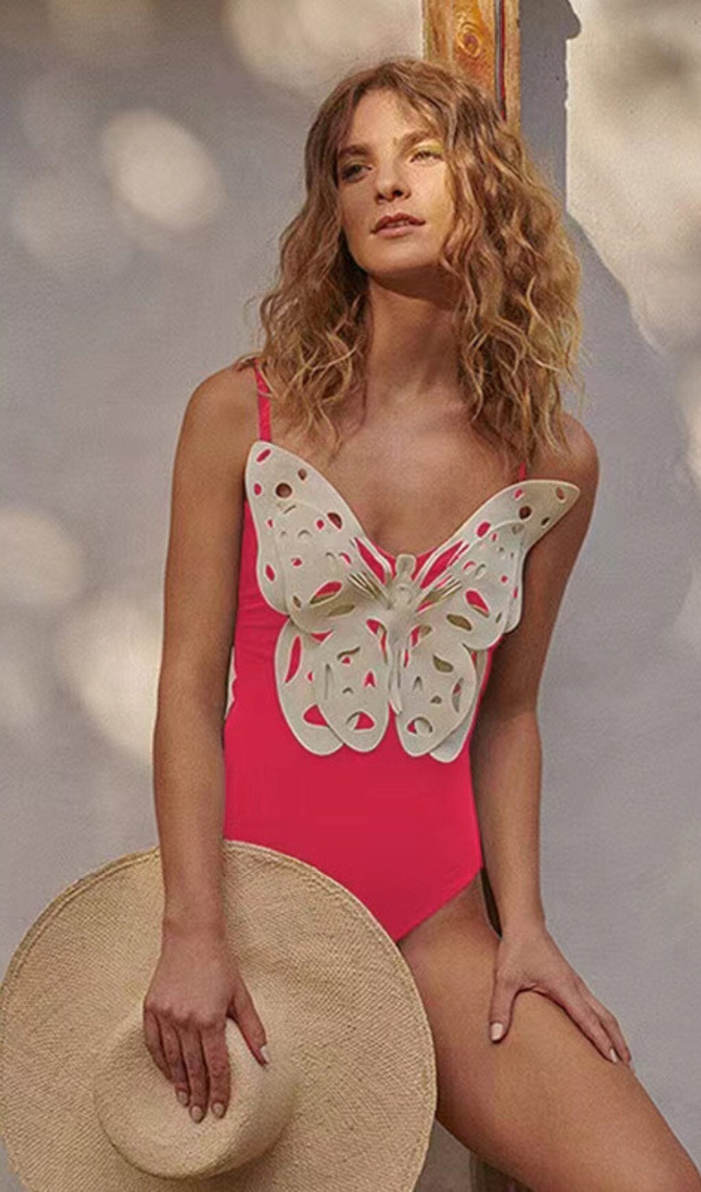 3D Butterfly Gradient One Piece Swimsuit - Stylish & Comfortable Bathing Suit for Women - Perfect for Beach, Pool, and Summer Vacations