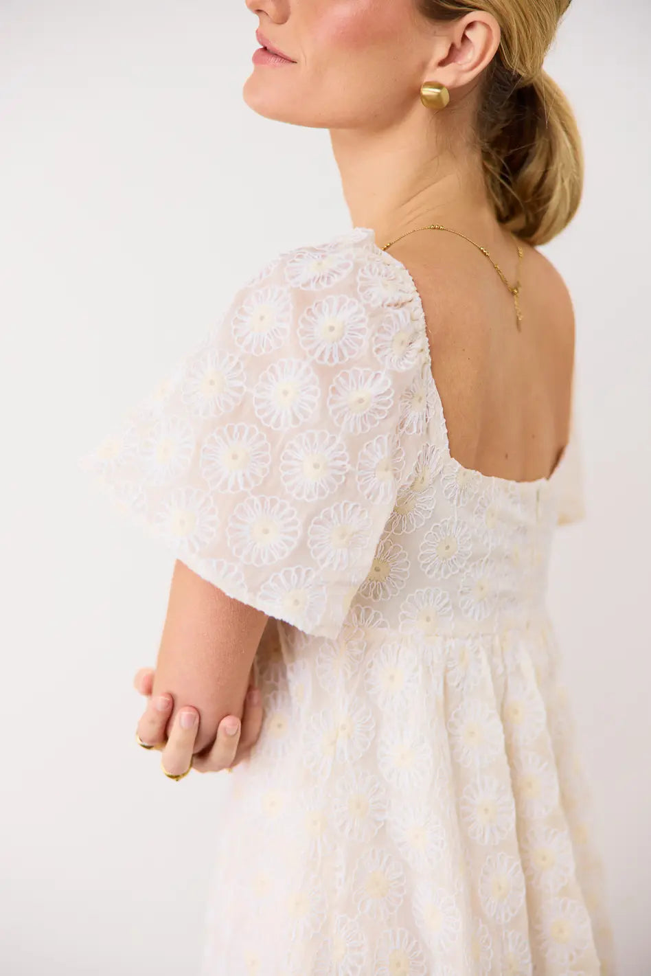 Natalia Floral Embroidered Dress - Elegant Summer Maxi Dress for Women | Perfect for Beach Vacations, Weddings & Date Nights