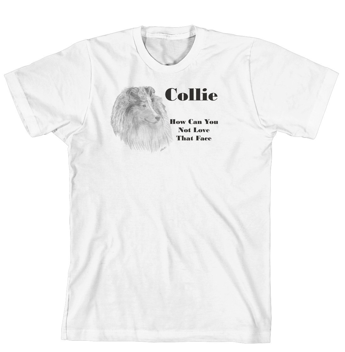 Cahoon's Closet Collie Face Brand T-Shirt - Funny Dog Lover Tee for Men & Women - Perfect Gift for Pet Owners & Animal Lovers