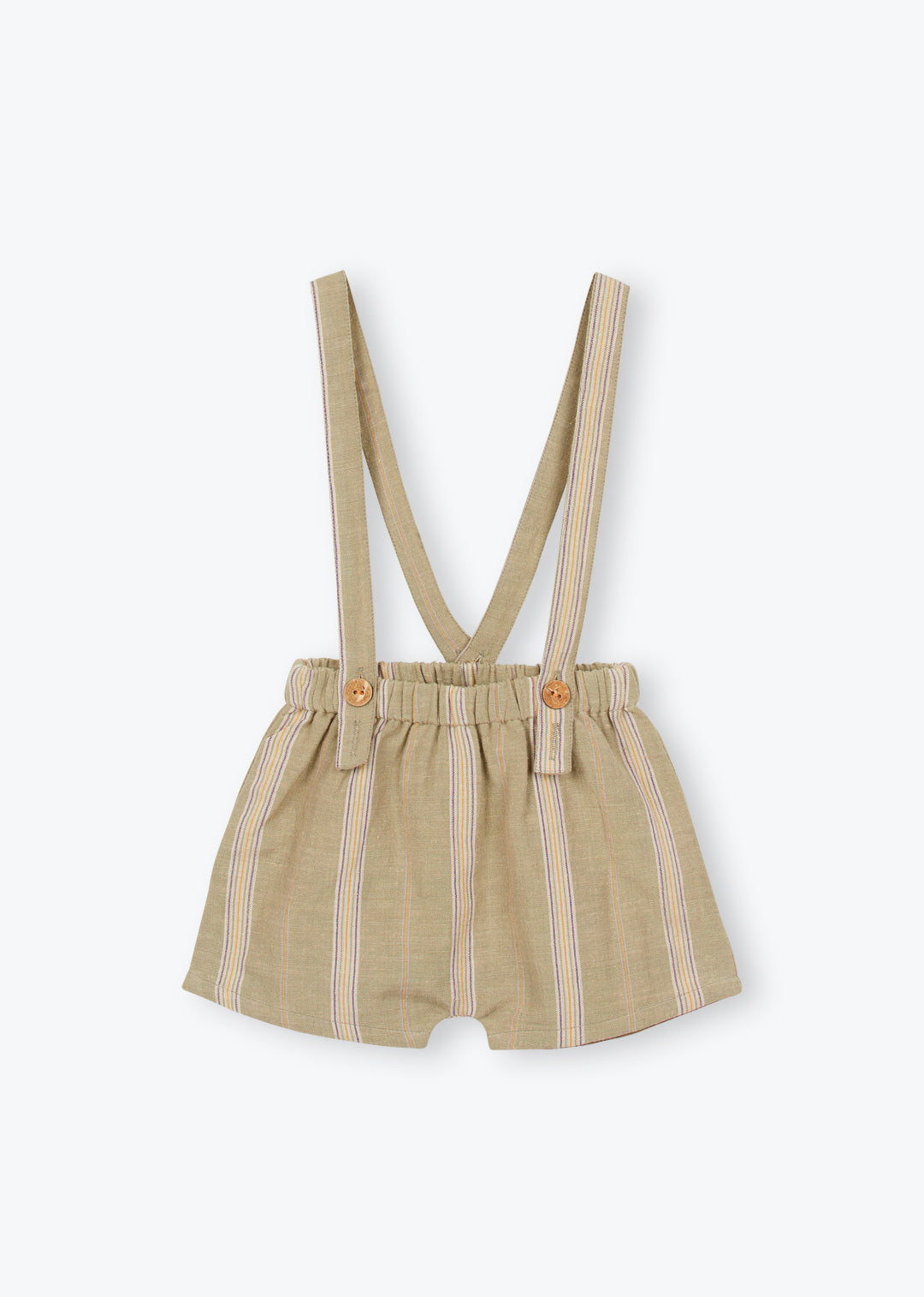 Arsene Striped Suspenders Shorts for Men - Stylish and Comfortable Casual Wear for Summer Outings, Beach Trips, and Outdoor Adventures