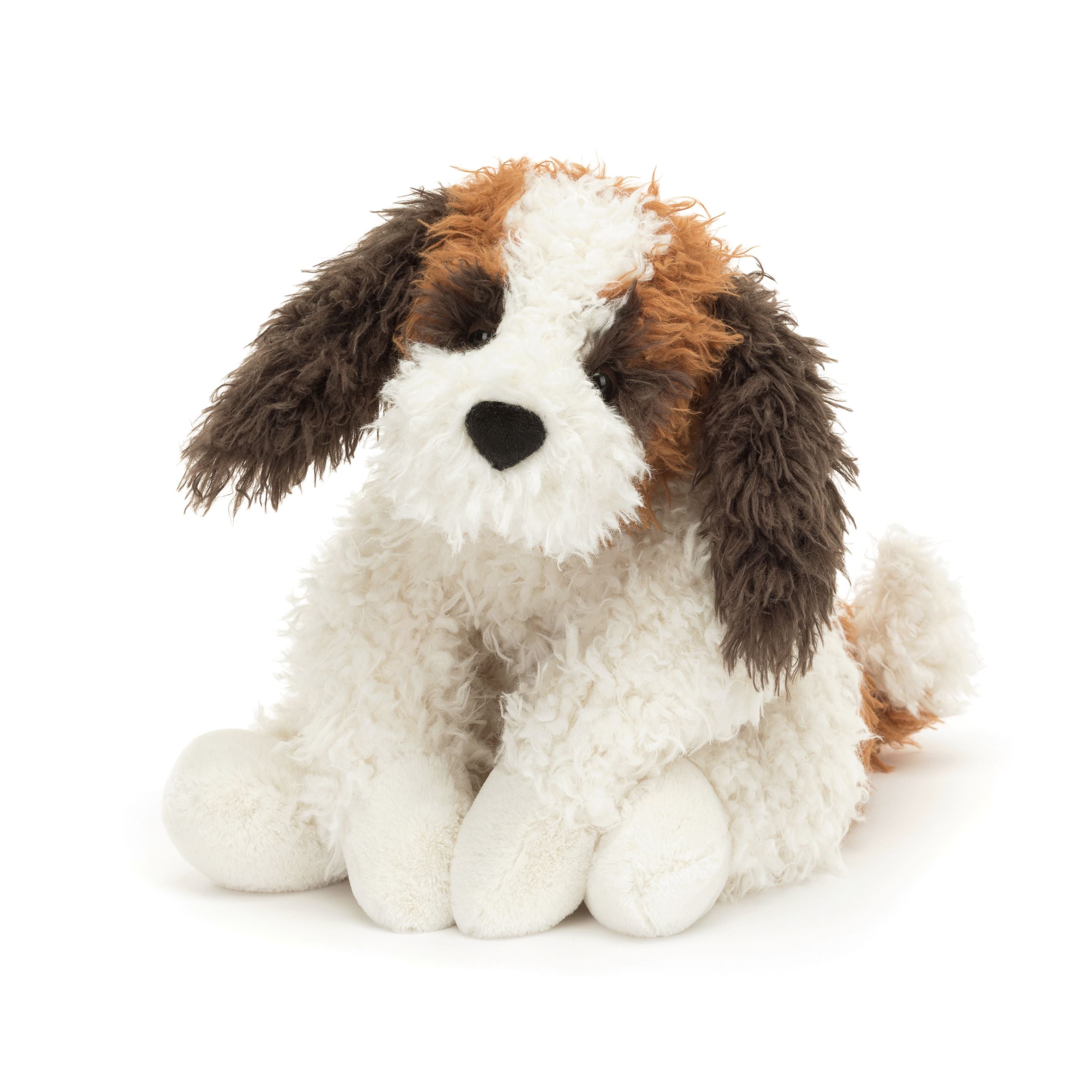 Floofie St Bernard Plush Toy - Soft & Cuddly Large Dog Stuffed Animal for Kids, Gift for Dog Lovers (Perfect for Nursery Decor, Birthday Presents & Christmas Gifts)