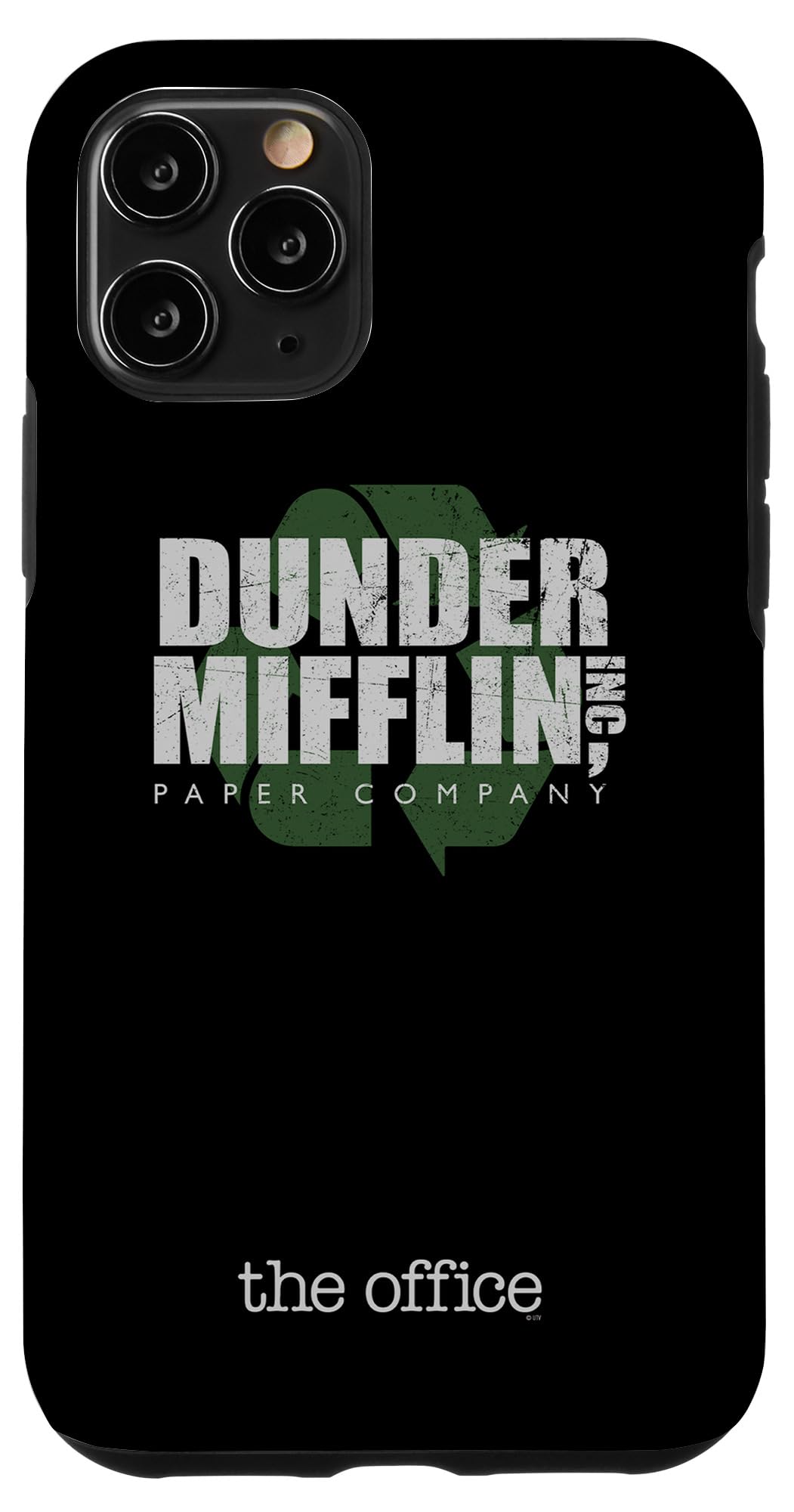 iPhone 11 Pro Dunder Mifflin The Office Recyclable Phone Case - Funny TV Show Inspired Protective Cover for Work, School & Everyday Use