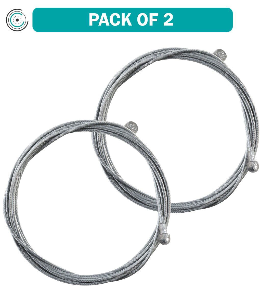 2 Pack Jagwire Brake Cable Set - 1.6x2000mm Galvanized Steel for SRAM & Shimano MTB & Road Bikes - Durable Braking Performance for Mountain and Commuter Cycling