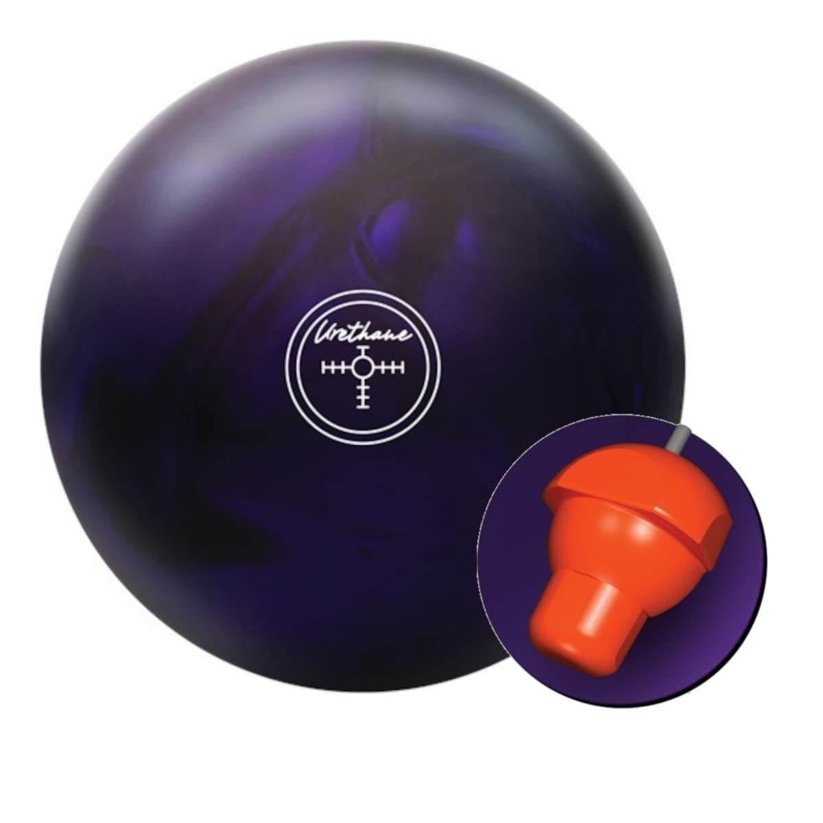 Purple Pearl Urethane Hammer Bowling Ball for Strikes & Spares | Perfect for League Play & Tournament Performance