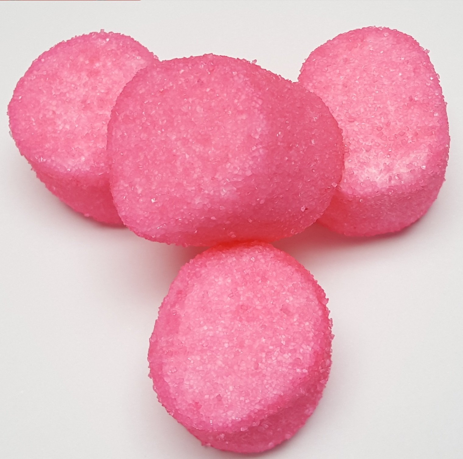 Pink Sugared Marshmallows - 1 Pound (50 Pieces) - Perfect for Baking, Hot Cocoa & Party Desserts
