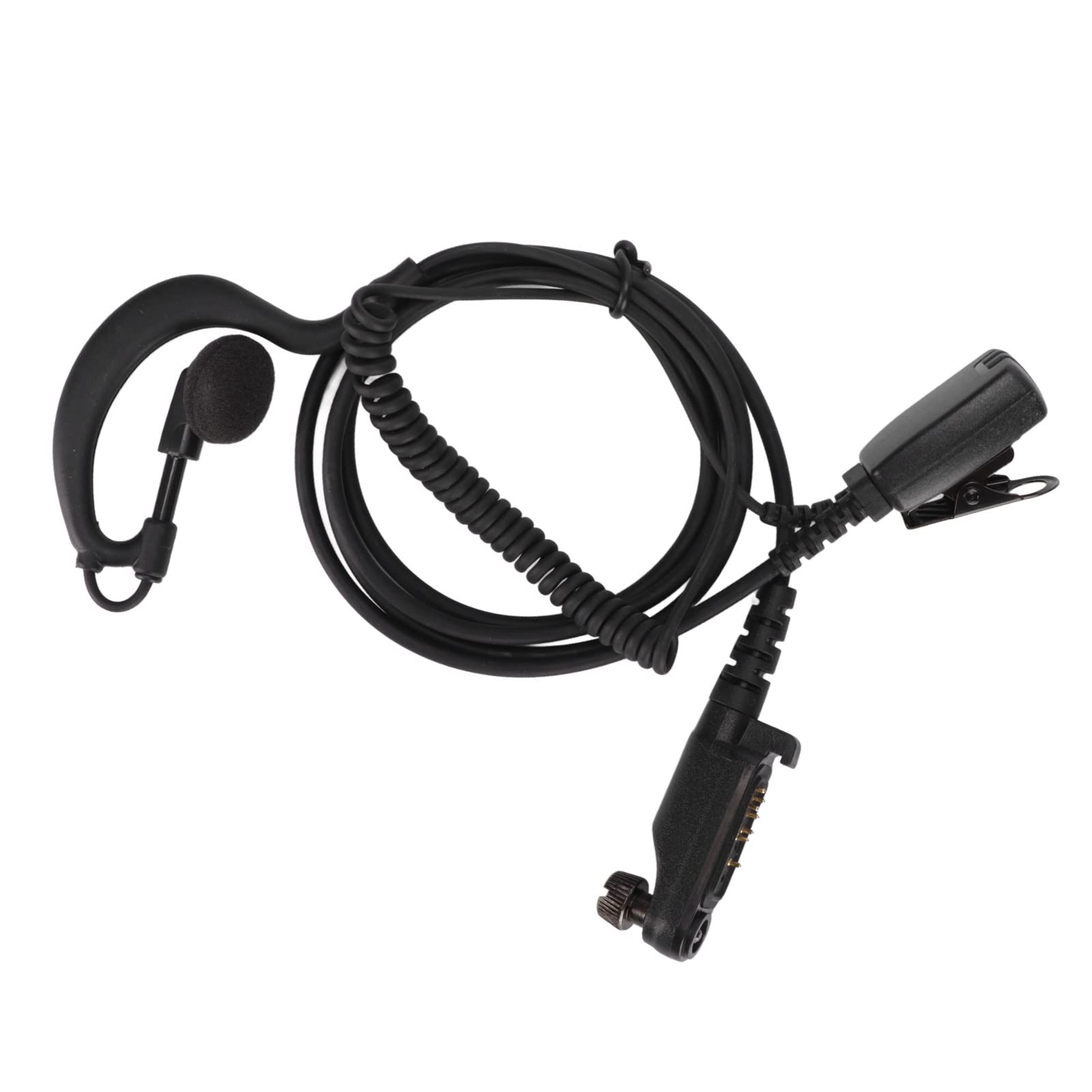 Yunseity Acoustic Tube Earpiece Headset for Hytera PD600 PD602 PD605 PD662 PD665 PD680 PD682 PD685 X1e X1p - 2 Way Radio Walkie Talkie PTT Headset - Perfect for Security, Event Staff & Construction Communication