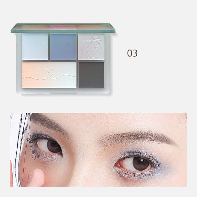 Shedella Dreamy 5-Color Eyeshadow Palette - Long Lasting, Highly Pigmented Makeup for Day & Night Looks | Perfect for Parties, Weddings & Everyday Wear