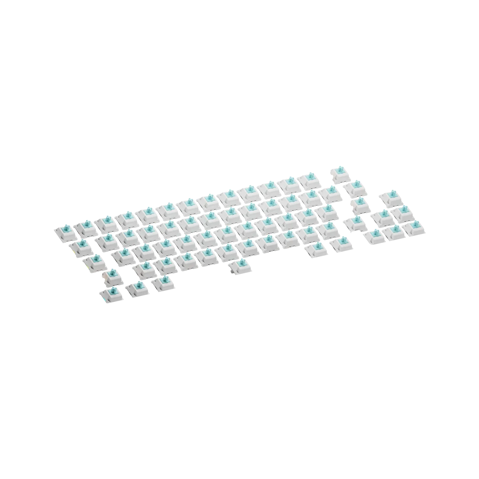 Glorious Lynx Linear Switches - 65g Actuation Force, MX Style, ANSI Layout - Perfect for Gaming, Typing & Mechanical Keyboard Enthusiasts