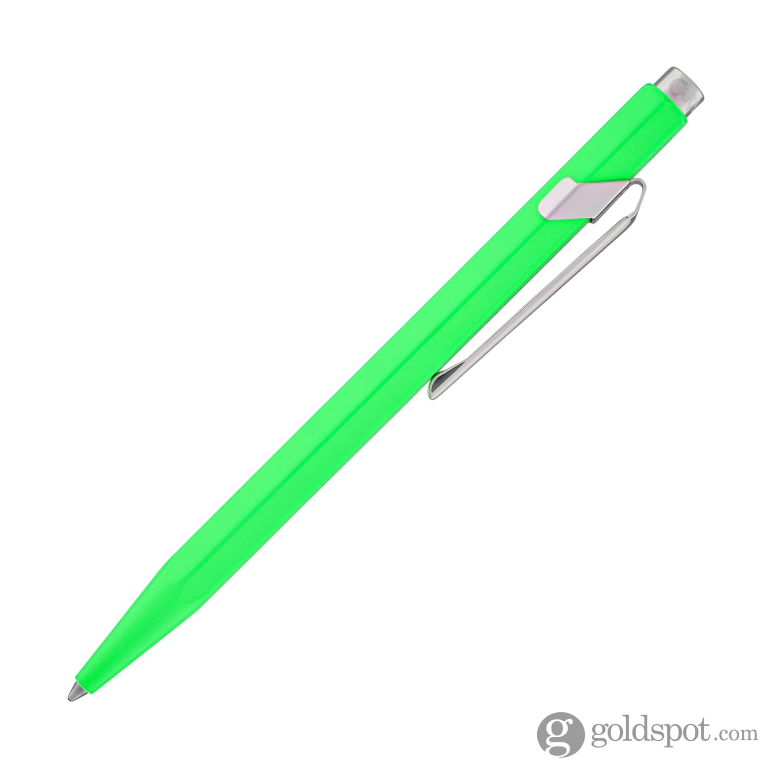 Premium Caran d'Ache 849 Metal Ballpoint Pen - Fluorescent Yellow & Green for Office, School & Gift Giving - Luxury Writing Instrument for Professionals & Students