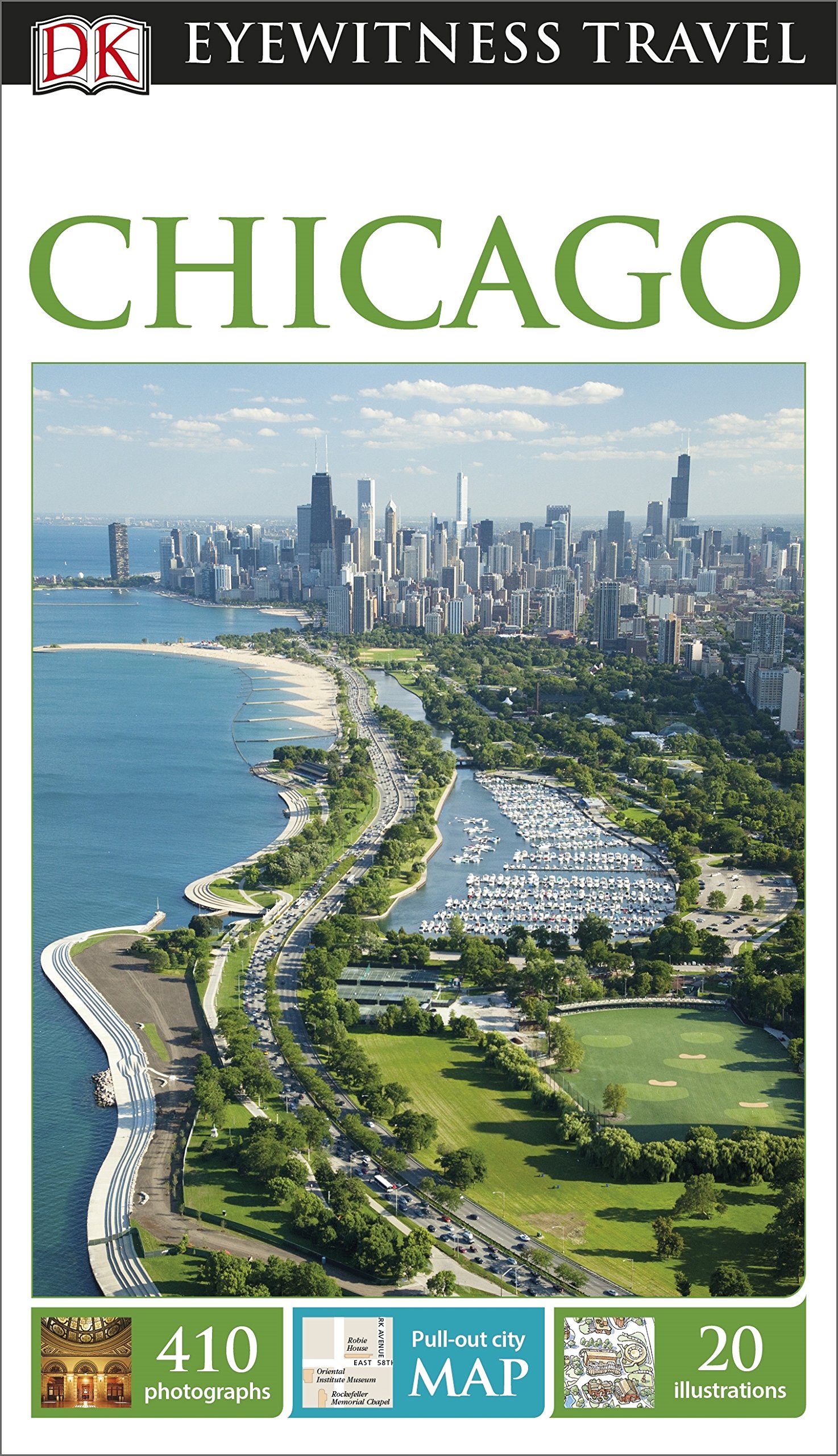 DK Eyewitness Travel Guide Chicago | Comprehensive City Guide with Maps & Attractions | Perfect for Tourists & Travel Planning