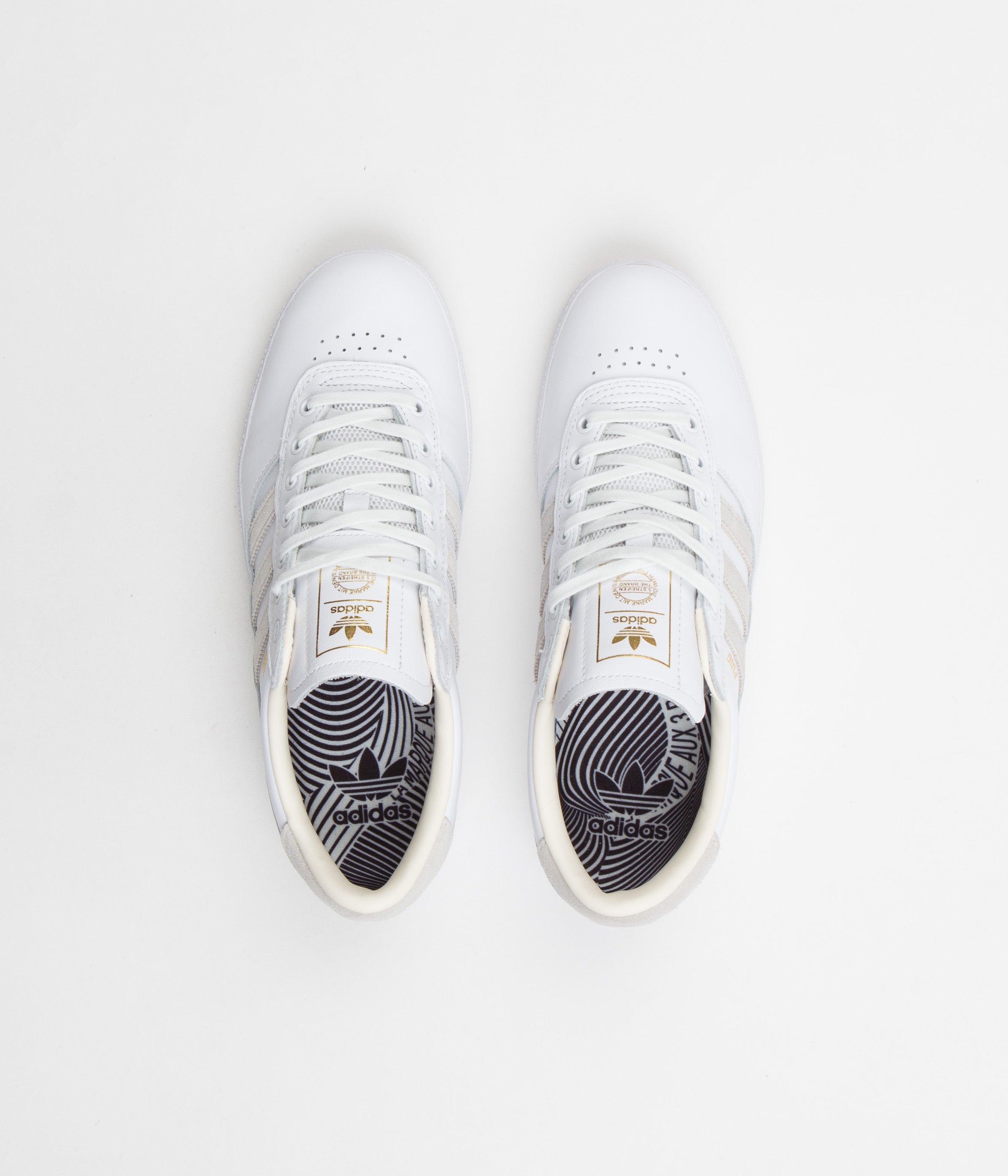 Adidas Puig Indoor Soccer Shoes for Men - White/White - Lightweight & Comfortable for Training & Matches - Perfect for Indoor Courts & Gym Use