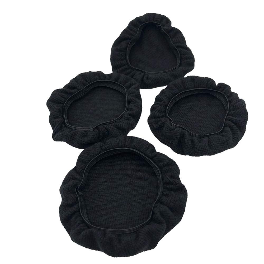 Universal Stretchable Headphone Covers 2-Pack (4pcs) - Washable Fabric Ear Cup Covers for On-Ear Headphones 3.54