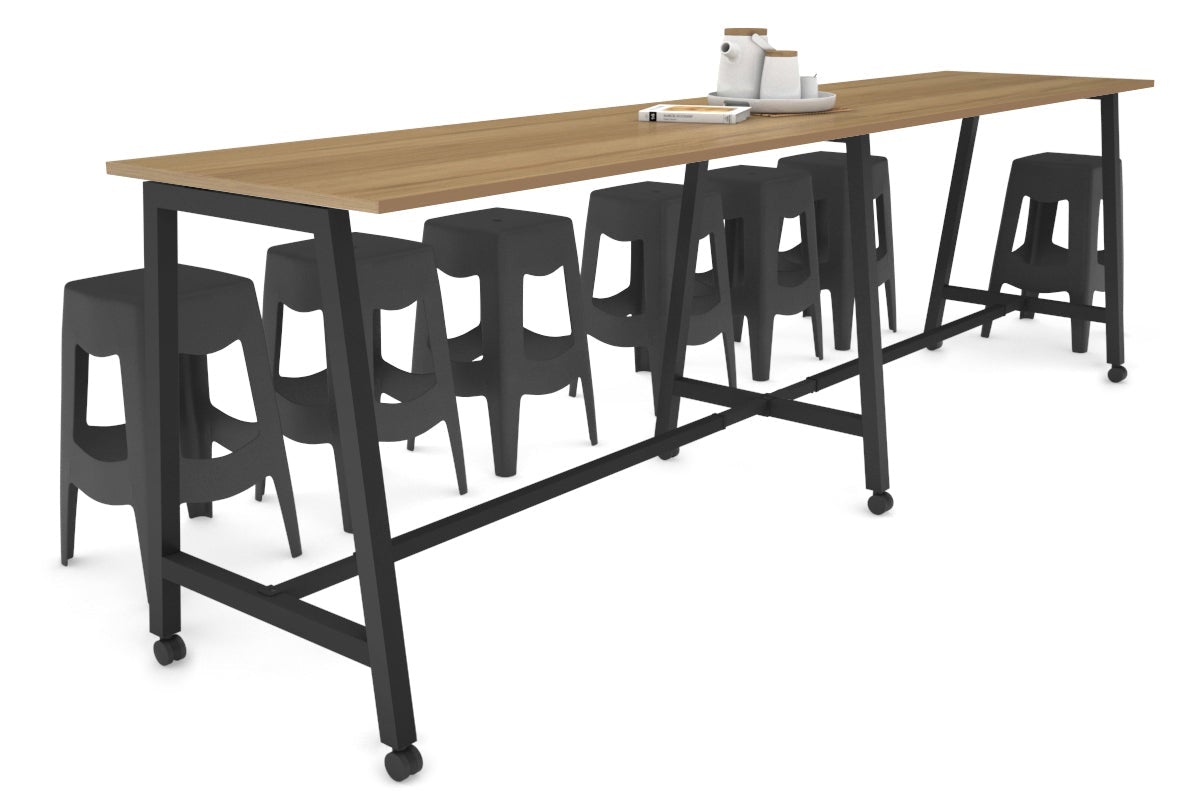 Quadro A Legs Large Counter Table - 3200L x 700W - Heavy Duty Metal Frame for Kitchen Island, Restaurant, or Commercial Use