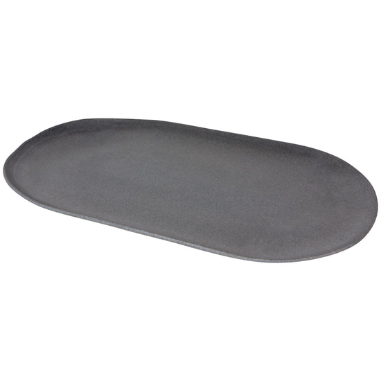 Now Designs by Danica Graphite Fresco Platter - Elegant Serving Tray for Parties, Entertaining & Home Decor | Perfect for Charcuterie, Appetizers & Display