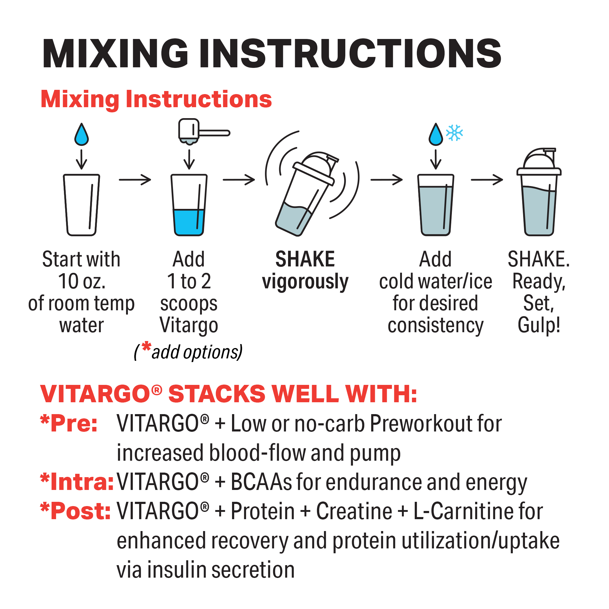 Vitargo Fast-Absorbing Carbohydrate Powder for Athletes - Pre & Post Workout Energy Boost, Muscle Recovery & Endurance Support