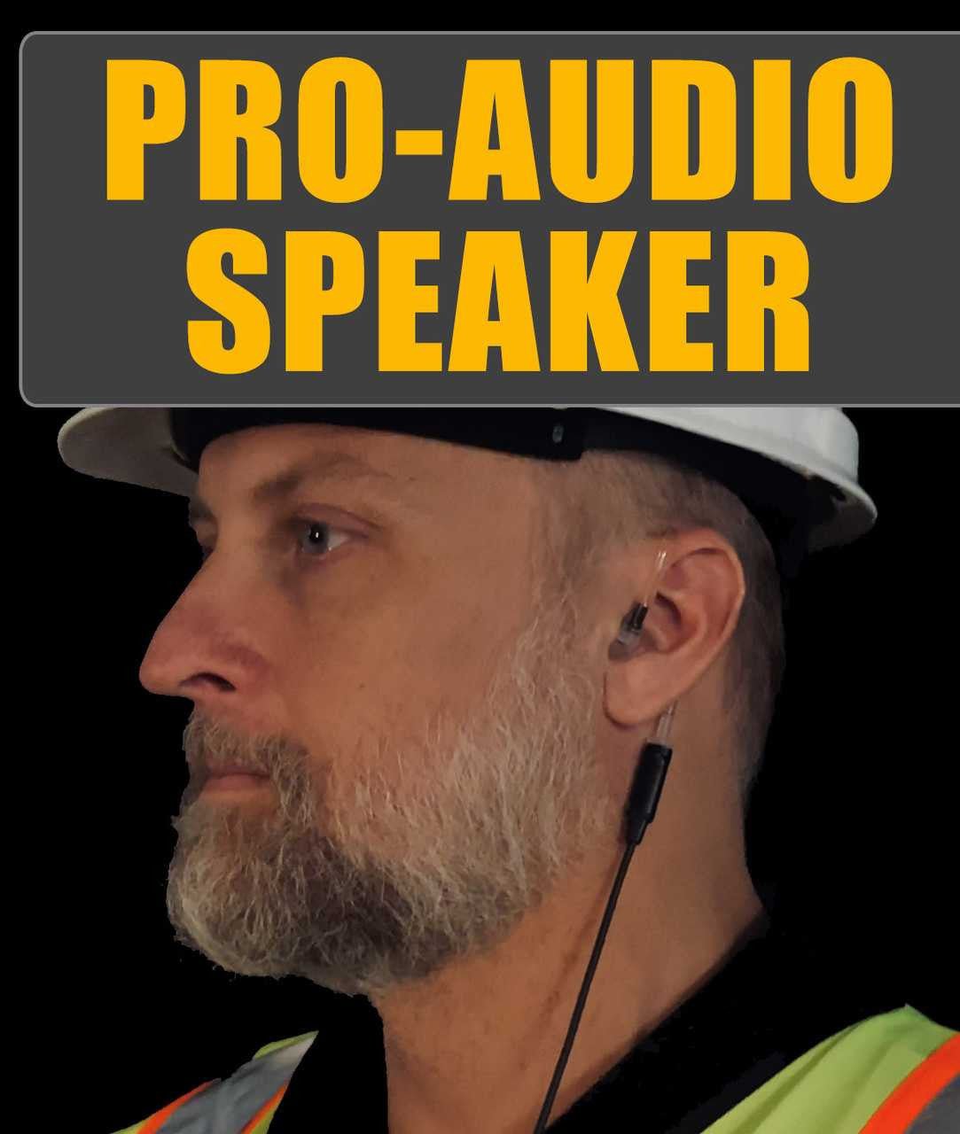 Klein Shadow Pro Listen Only Earpiece with 3.5mm Jack - Premium Covert Surveillance Audio Device for Security, Investigations & Private Monitoring