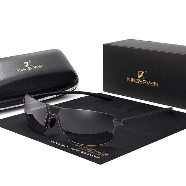 Fashionholla N7128 Men's Polarized Sunglasses UV Protection - Stylish Aviator Shades for Driving, Outdoor Sports & Everyday Wear