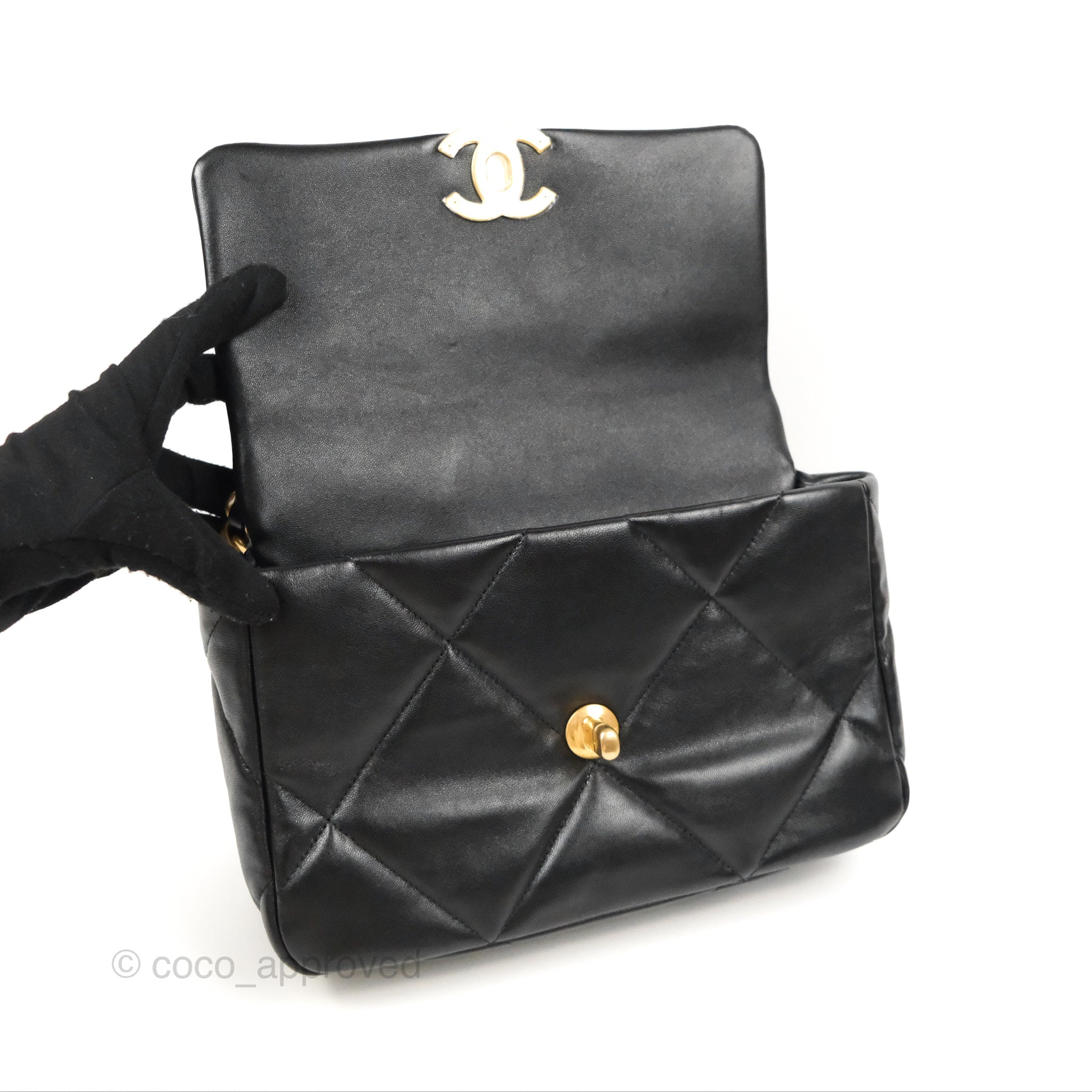 Chanel 19 Small Handbag Black Mixed Hardware - Luxury Designer Crossbody Bag for Women, Perfect for Date Night & Evening Events
