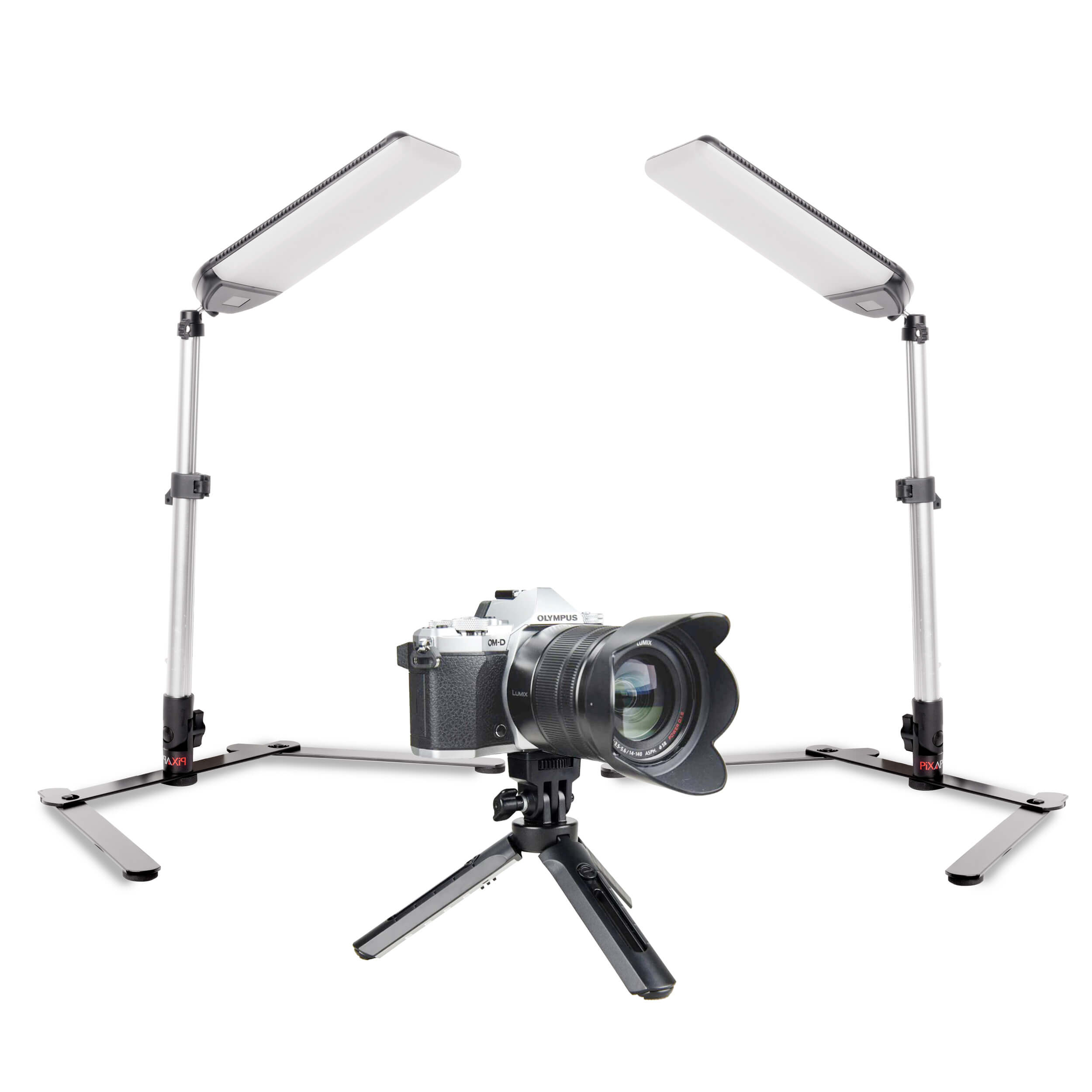 Mobi LED Twin Zoom Teams Video Conferencing Kit - Professional Lighting for Camera, Webcam & Video Calls - Perfect for Remote Work, Online Meetings & Live Streaming