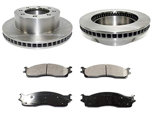 High-Performance Front Semi-Metallic Brake Pads & Rotors Kit for 2003-2008 Dodge Ram 2500 - Heavy-Duty Truck Braking System for Towing & Off-Road Use