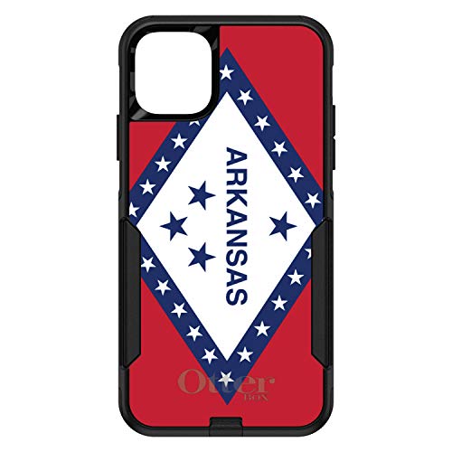 Arkansas State Flag On Black Case