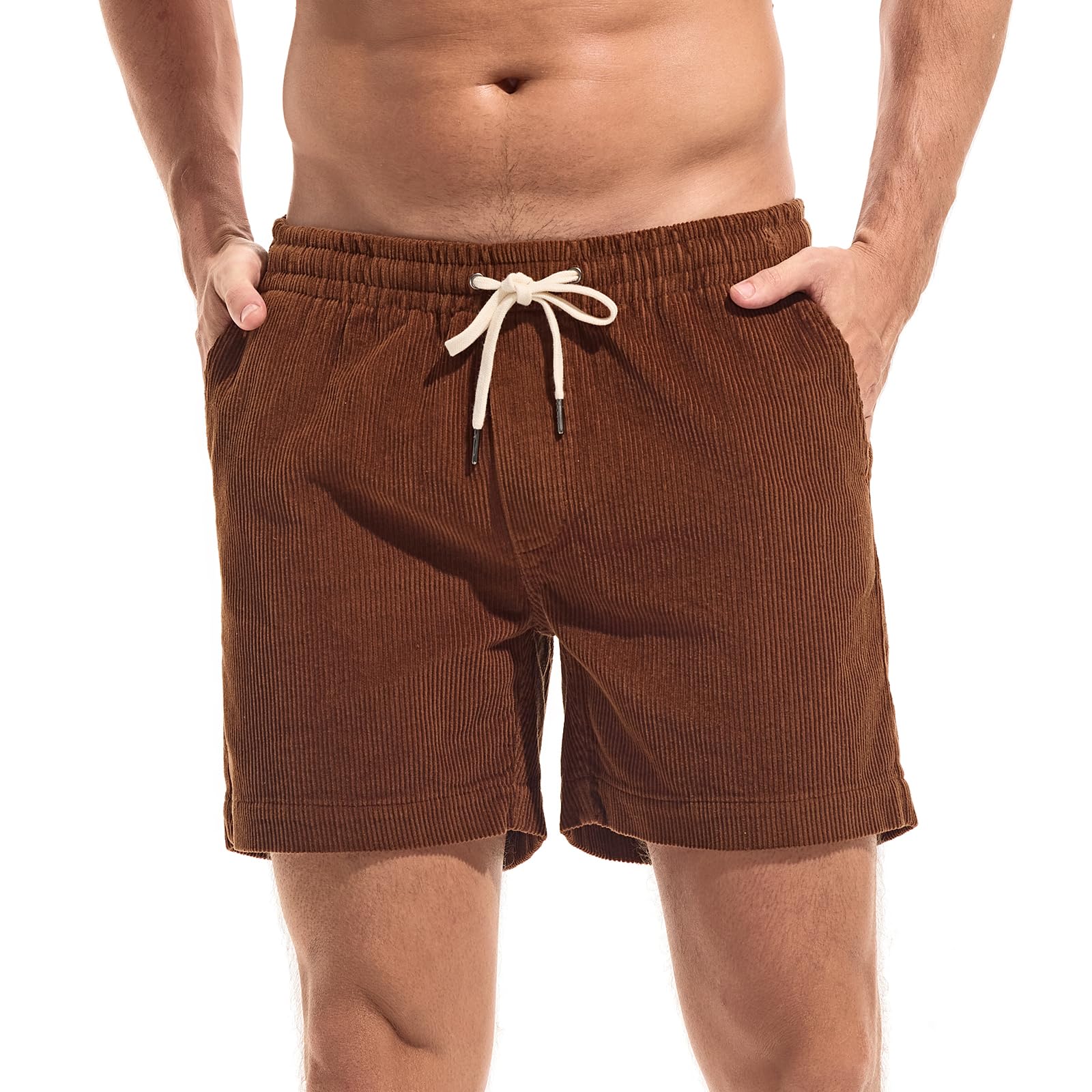 AMY COULEE Men's Corduroy Shorts 5.5