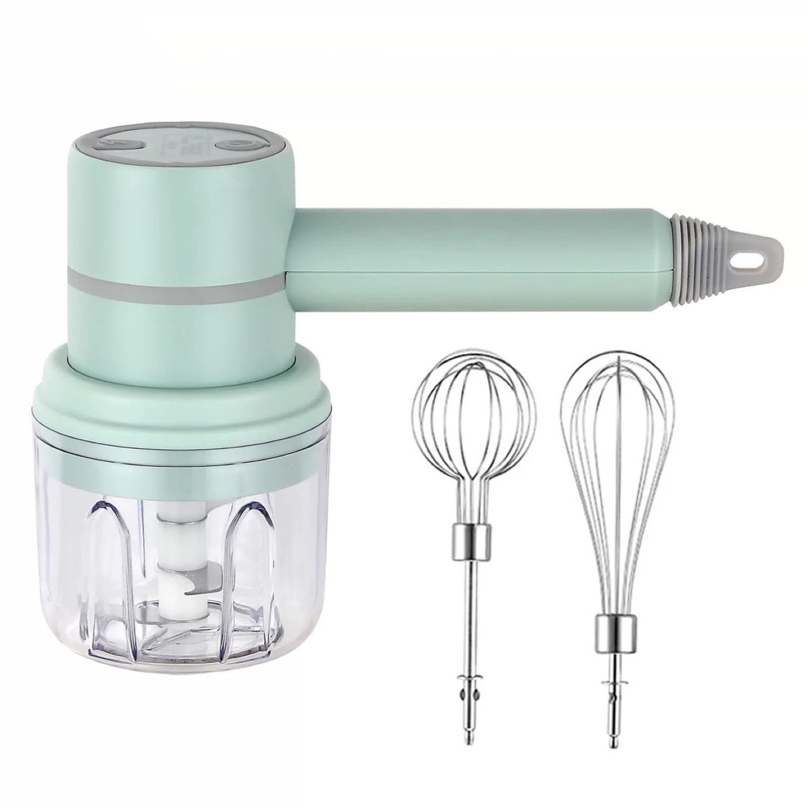 3-Speed Wireless Mini Handheld Electric Mixer - Portable Food Blender for Baking, Egg Beater & Dough Mixing | Perfect for Cakes, Creams & Home Cooking