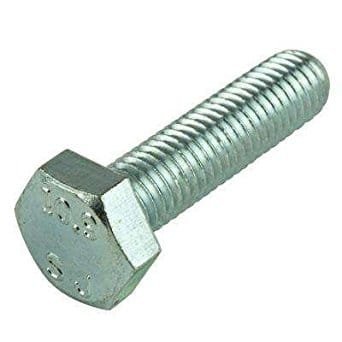 M12-1.75 x 16mm Hex Head Cap Screws - Class 8.8 Steel Metric Bolts with Zinc Plating (600 pcs) - Fully Threaded Coarse Thread Fasteners for Machinery, Automotive & Construction Projects