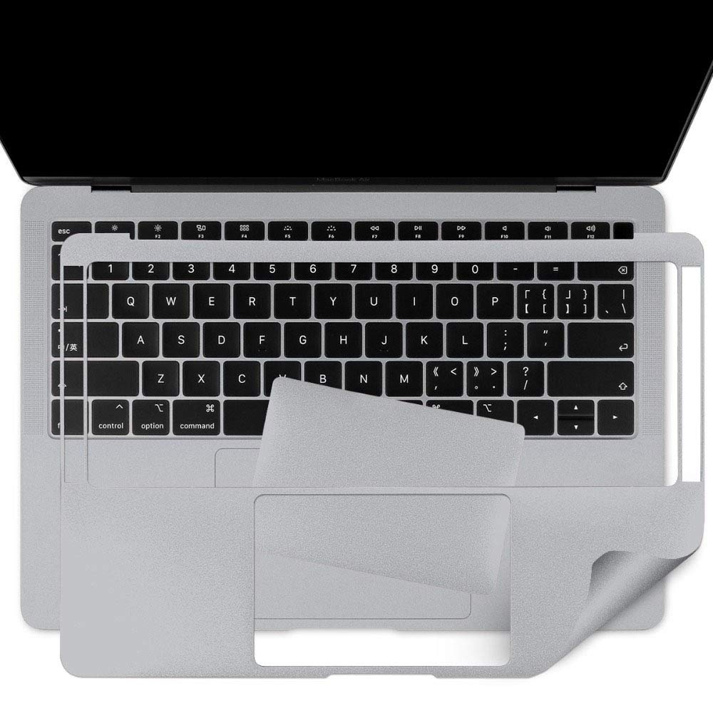 Ultra Thin Gray Palm Rest Full Cover with Trackpad Protector for MacBook Pro 16 Inch (A2141) - Scratch Resistant Skin | Perfect for Office Work, Travel & Daily Use