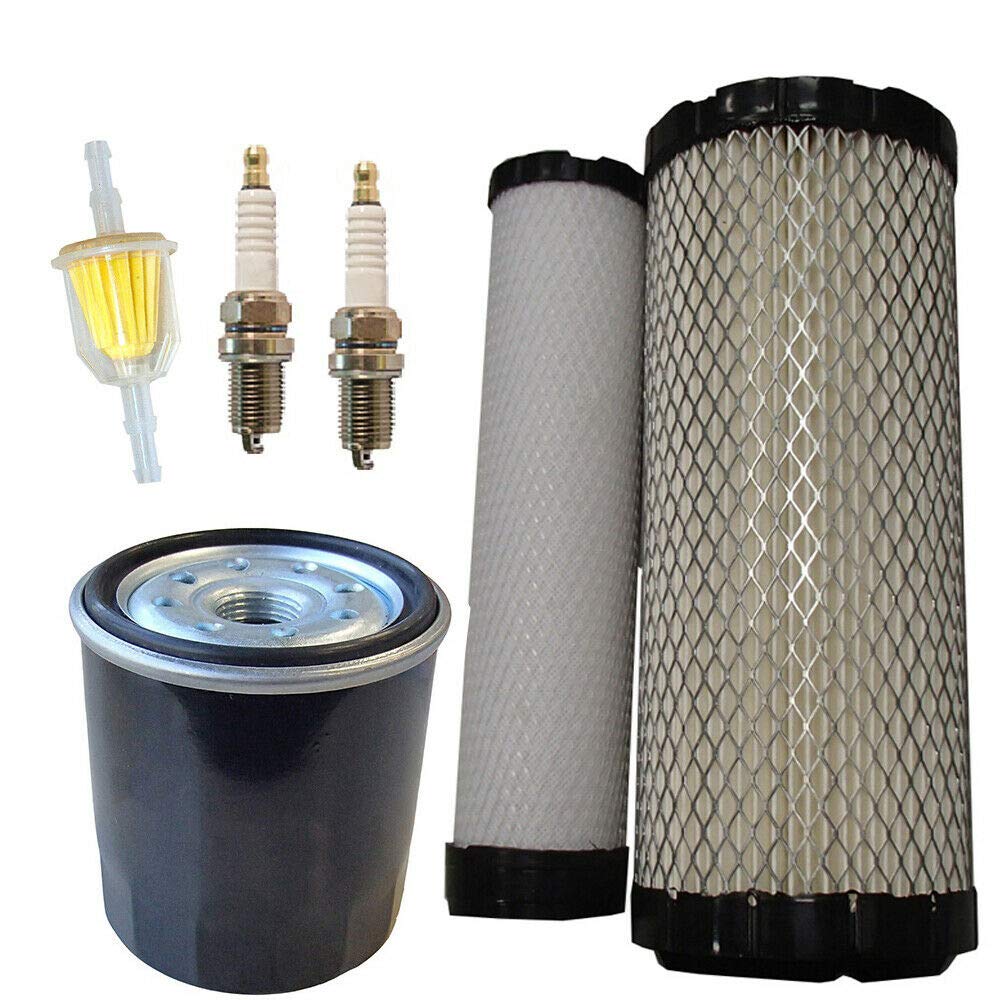 RAParts Air Filters & Spark Plugs Kit 98-9763 - Compatible with Toro Z Master Zero Turn Mowers & Kohler Command Engines 71-5960 (Fits NGK BKR5E, Champion RC12YC/RC14YC, NN10143/NN10147) - Lawn Mower Maintenance & Tune-Up Parts