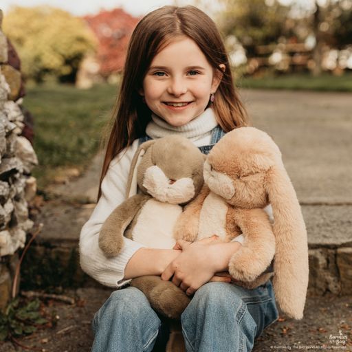 Snuggle Bunny Gift Set - Soft Plush Stuffed Animal Toy for Kids & Babies | Perfect for Easter, Birthdays & Baby Showers | Cute & Cuddly Nursery Decor