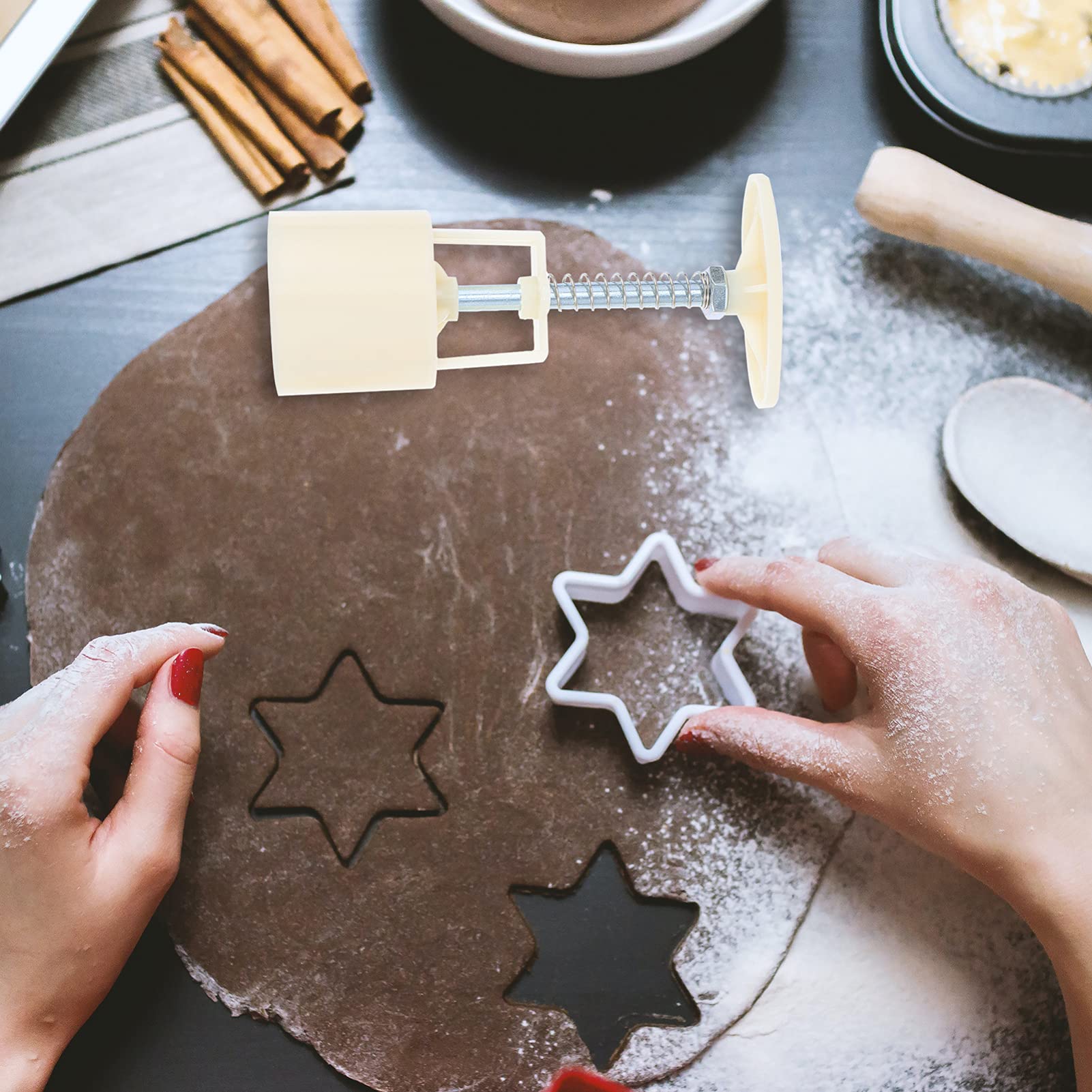 1 Set 3D Rose Flower Moon Cake Baking Mold - Kitchen & Bakery Supplies for DIY Desserts, Pastries, and Homemade Cakes | Perfect for Holidays, Parties, and Gift Making