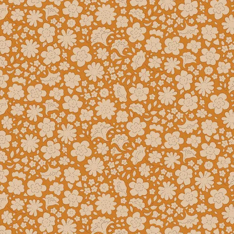 Tilda Autumn 130141 Carla Saffron Scrapbooking Paper - Perfect for Fall Crafts, DIY Cards, and Memory Book Projects