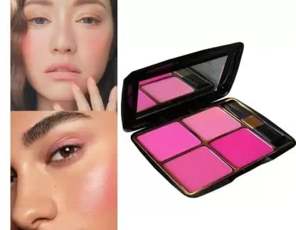 Professional Makeup Blush Palette - 6 Highly Pigmented Shades for Cheeks & Contouring | Cruelty-Free & Vegan | Perfect for Everyday Wear, Bridal & Party Makeup Looks