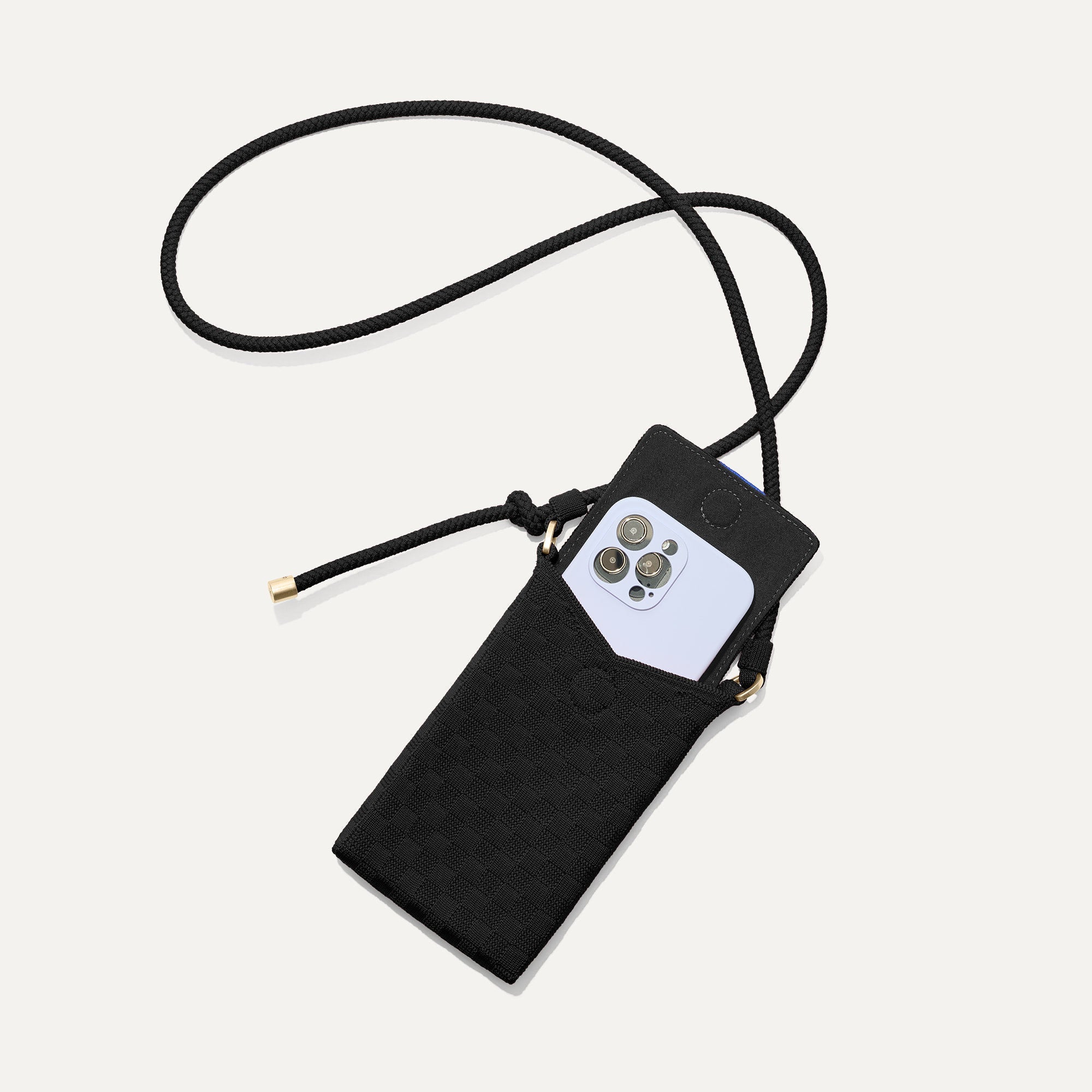 Stylish Black Sand Phone Crossbody Bag - Perfect for Travel, Shopping & Everyday Use