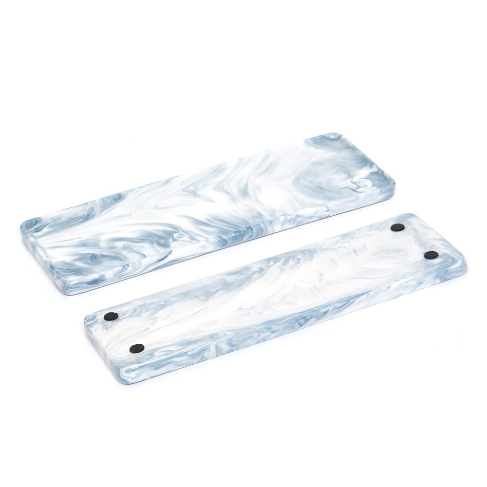 Ceramic Marble Bathroom Vanity Tray - Countertop Organizer for Perfume, Soap, Candles & Jewelry | Elegant Bath & Kitchen Decor Accessory | Perfect for Spa Days, Wedding Gifts & Home Organization