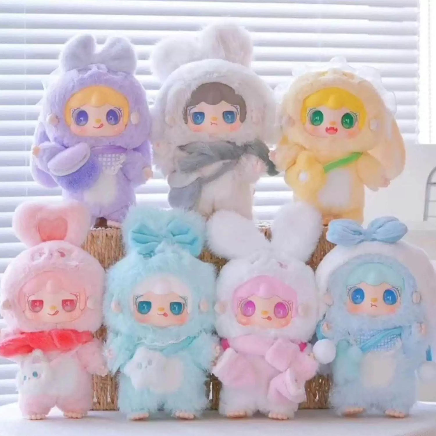 YOOKI V3 Warm Bunny Series Plush Toy Blind Box - Cute Collectible Stuffed Animal for Kids, Gift, Home Decor & Surprise Party Favors